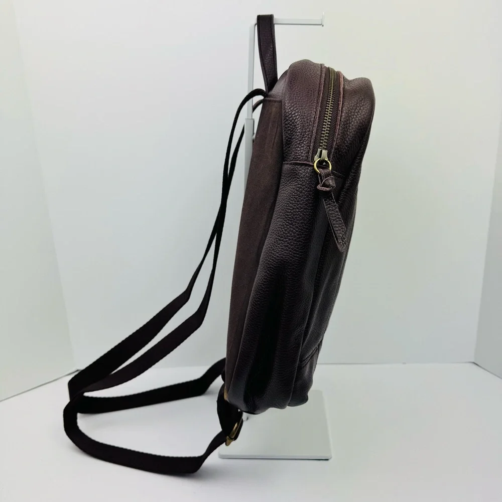 The Sak De Young Leather Backpack. Mahogany color. 100% Genuine leather.